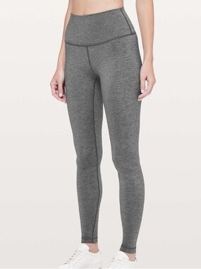 Lululemon Wunder Under Hi-Rise Tight *Luxtreme 28" Heathered Black